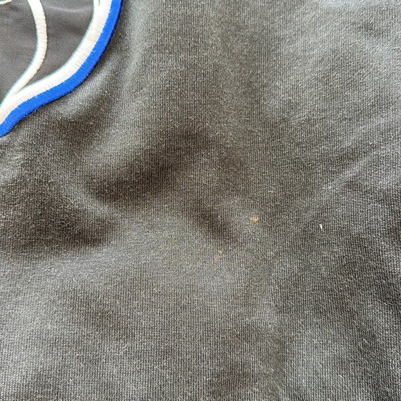 Vintage 90’s Nike Basketball Center Swoosh Warm Up Shirt Small Black-Green - Picture 4 of 4